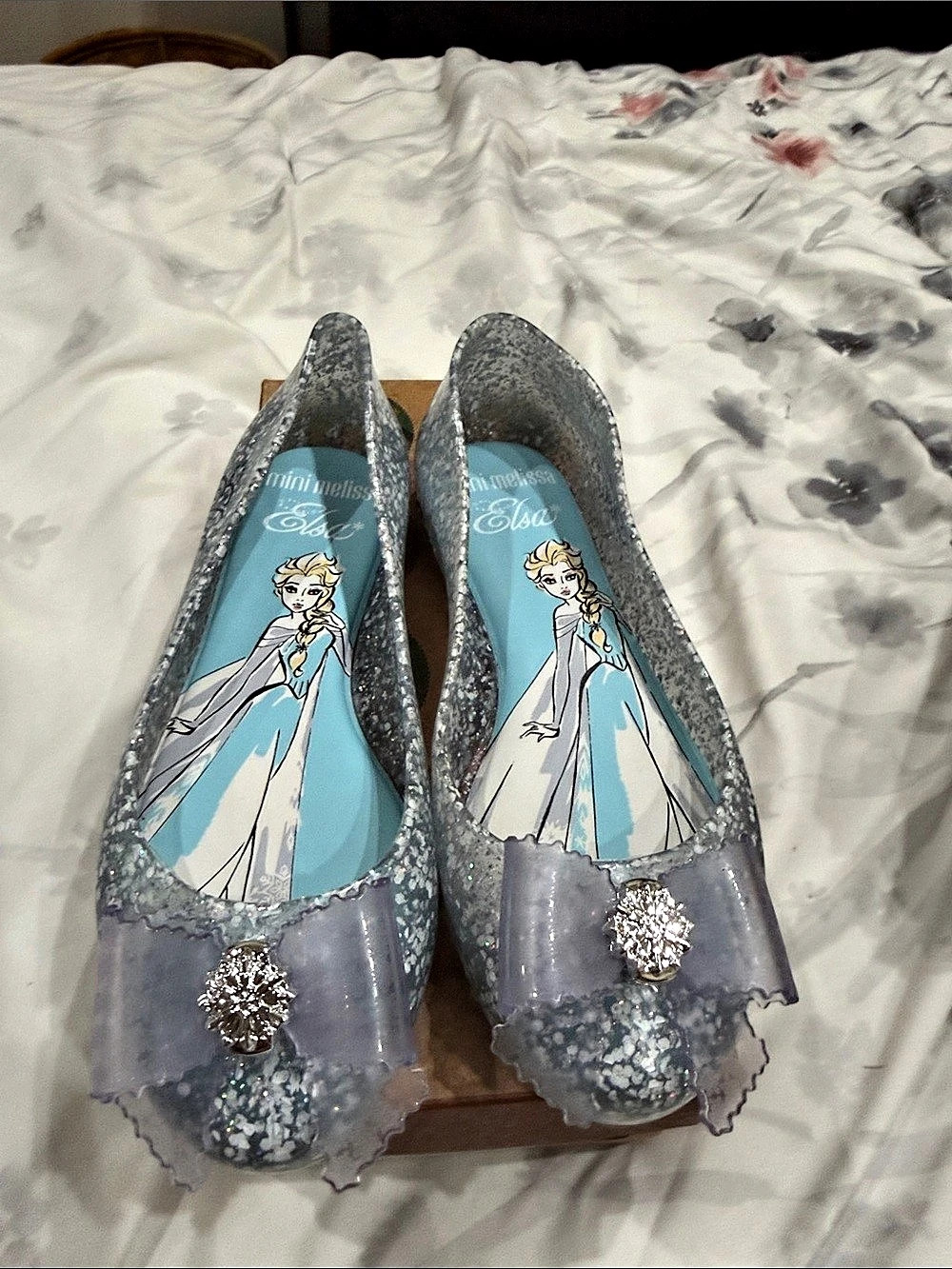 Mini Melissa Sweet Love + Princess Girls US 1M Blue & Silver